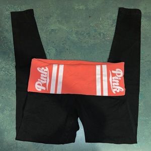 Victoria’s Secret Pink Fold Top Yoga Pants